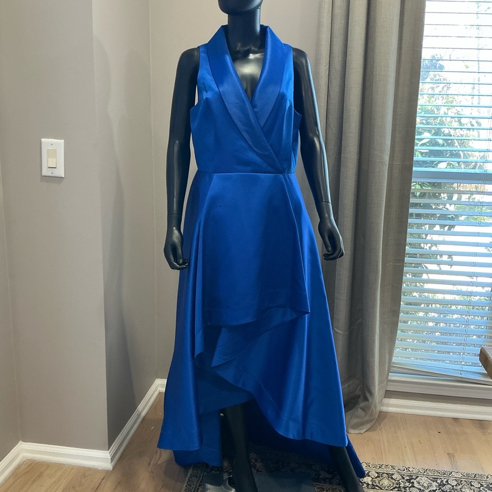 Adrianna Papell Royal Blue High Low Dress